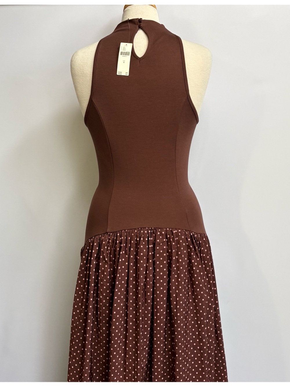 NWT Anthropologie Maeve Mariana Drop-Waist Maxi Dress, M - Picture 8 of 12